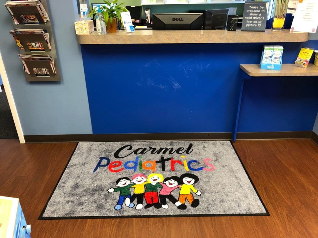custom logo floor mats for business